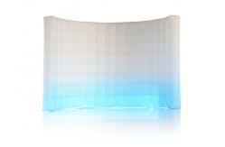 China Automatic Photo Booth Enclosure 360 Degree Spinning Inflatable Photo Wall supplier