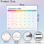 12 X 12 Inches Custom Wall Calendars for US Holidays Personalized Design for sale