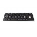 Vandal Proof Black Metal Keyboard Durable Optical Trackball For Kiosk for sale