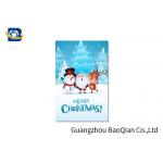 Customized PET 3D Printed Christmas Card / Lenticular Card Printing