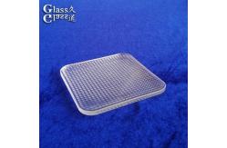 China Custom High Clarity Patterned Textured Glass Cover For Spotlighting supplier