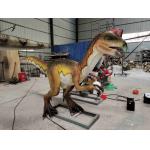 Adult Theme Park Realistic Dinosaur Robot Animatronic Velociraptor for sale