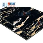 5mm 1570mm Marble Aluminum Composite Panel Exterior Wall Panels PVDF Coating for sale