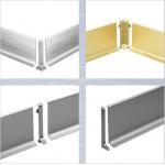 Anodizing Polished Aluminum Profile for Wall tiles Trimming Custom for sale