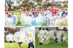 China Human Body Inflatable Zorb Ball Soccer With Bubble / Inflatable Loopy Ball supplier