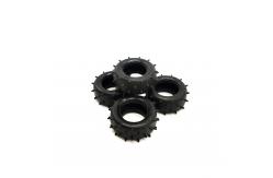 China Custom Molded Silicone Rubber Toy Car Wheels For Children supplier