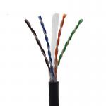 PE Jacket CAT6 Ethernet Cable 4 Pairs Waterproof Outdoor Category 6 Data Cable for sale