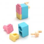 Take Apart Erasers With Pencil Sharpener Shape For Children for sale