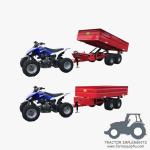 2T4WM/3T4WM/4T4WM - ATV Dump Trailer With Hydraulic Power Unit For Farm Transporting for sale