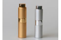 China Scent Twist And Spritz Atomiser Small Size Glass Vial Aluminum Case supplier