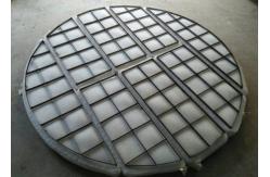 China Teflon Pad Demister With SS 316 L Grids Strong Acid And Alkali Environment supplier