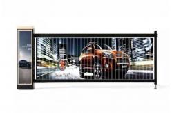 China IP44 Stainless Steel Car Park Boom Gate Advertising OEM ODM supplier