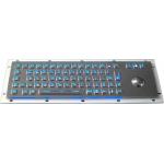 Industrial Vandal Resistant Usb Backlit Keyboard With Trackball Mouse for sale