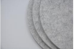 China Customized PET Round Acoustic Panels Soundproofing Board For Wall And Ceiling supplier