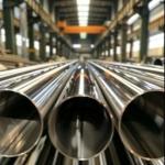 Cold Rolled SS Round Pipe ASTM A554 5m Length Mirror Polished 5mm Thickness for sale