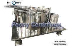China Jacketed Flooded Vertical Centrifuge For Closed Loop Alcohol Extraction System supplier