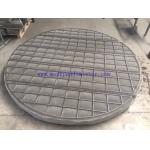 Size 2000 mm Round Mesh Pad Demister Made Of Duplex 2205 Steel for sale