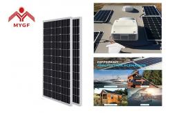 China Monocrystalline Solar Module Mono Silicon Solar Silver Black Frame Optional supplier