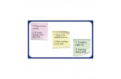 China Double Sides Sticky Reusable Magnetic Memo Strip Notice Board For Fridge supplier