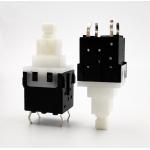 Unlocked DIP Push Button On Off SPST Key Switch