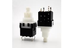 China Unlocked DIP Push Button On Off SPST Key Switch supplier