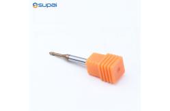 China CNC Long Neck End Mill 2 Flutes Machining Customized Overall Length With Coating supplier