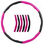 6 Parts Metal Fitness Hula Hoop Ring 1.2KG Home Exercise Gym Trainer for sale
