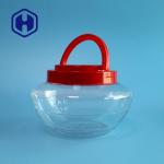 Bulk 1820ml 120mm 61oz Airtight Plastic Jar With Screw Cap Wide Mouth for sale