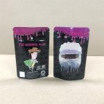 Logo Custom Printing Thumb Pocket Child Resistant Zipper Pouches for sale