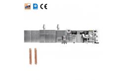 China Stainless Steel Roller Egg Roll Production Line With PLC Control System supplier