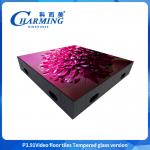 P3.91 High performance load-bearing and waterproof design LED video floor tile high brightness LED video floor tile for sale