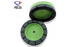 China Segmented Hand Grinding Wheel Glass Edge Sectional Grinding Wheel Green supplier