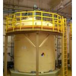 High Structural Cylinders FRP Handrail Round Fence On Top Of Tanks 36-96inch