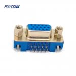 15Pin Hight Density D-sub Connectors Right Angle PCB Female Connector