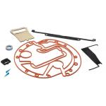 Flexible Custom Silicone Parts 0.5mm To 10mm Thickness , Red Green Grey Color for sale
