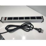 Undetachable 6 Outlet Brazil 10A 250V Metal Power Strip for sale