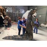 Interactive Realistic Crocodile Costume For Amusement Park