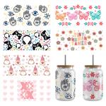 UV Varnish Sticker Custom UV DTF Cup Wraps ISO9001 SGS ROHS for sale