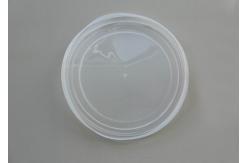 China Non - toxic 502# big flat clear PP / PE Cap , silkscreen printing 126mm supplier