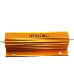 RX24 75W 33 Ohm Power Golden Aluminium Housed Metal Shell Case Wire Wound Resistor Wirewound for sale