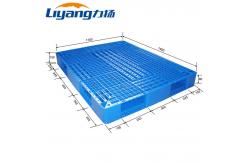 China Customized Double Side HDPE Grid Pallet For Factories Warehouses supplier