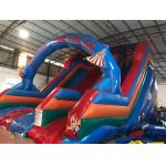 1000D Plato Commercial Inflatable Water Slides Digital Printing
