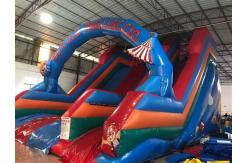 China 1000D Plato Commercial Inflatable Water Slides Digital Printing supplier