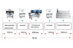 China LED Linear Rigid PCB Assembly Pick and Place Machine with 200000-250000 CPH Mounting Speed supplier