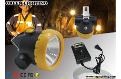China 2.2Ah Rechargeable LED Headlamp 3500 Lux Brightness Shock - Resistant supplier