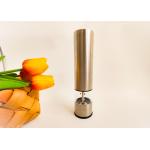 Silver Stainless Steel Salt And Pepper Grinders Easy To Clean Removable Parts Electric Salt And Pepper Mill for sale
