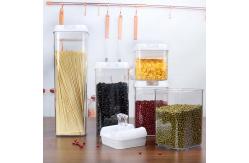 China 7 Pieces Pantry Food Container Sets Eco Friendly Transparent Stackable supplier