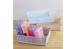 China Rectangle Toy Food Cube  Kitchen Plastic Basket Organizer supplier