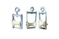 China 130mm Nylon Sheave Hook Aerial Cable Stringing Block  Stringing Roller supplier