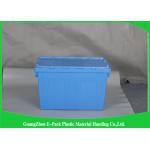 Standard Plastic Attached Lid Containers Foldable Large Distribution For Industry for sale